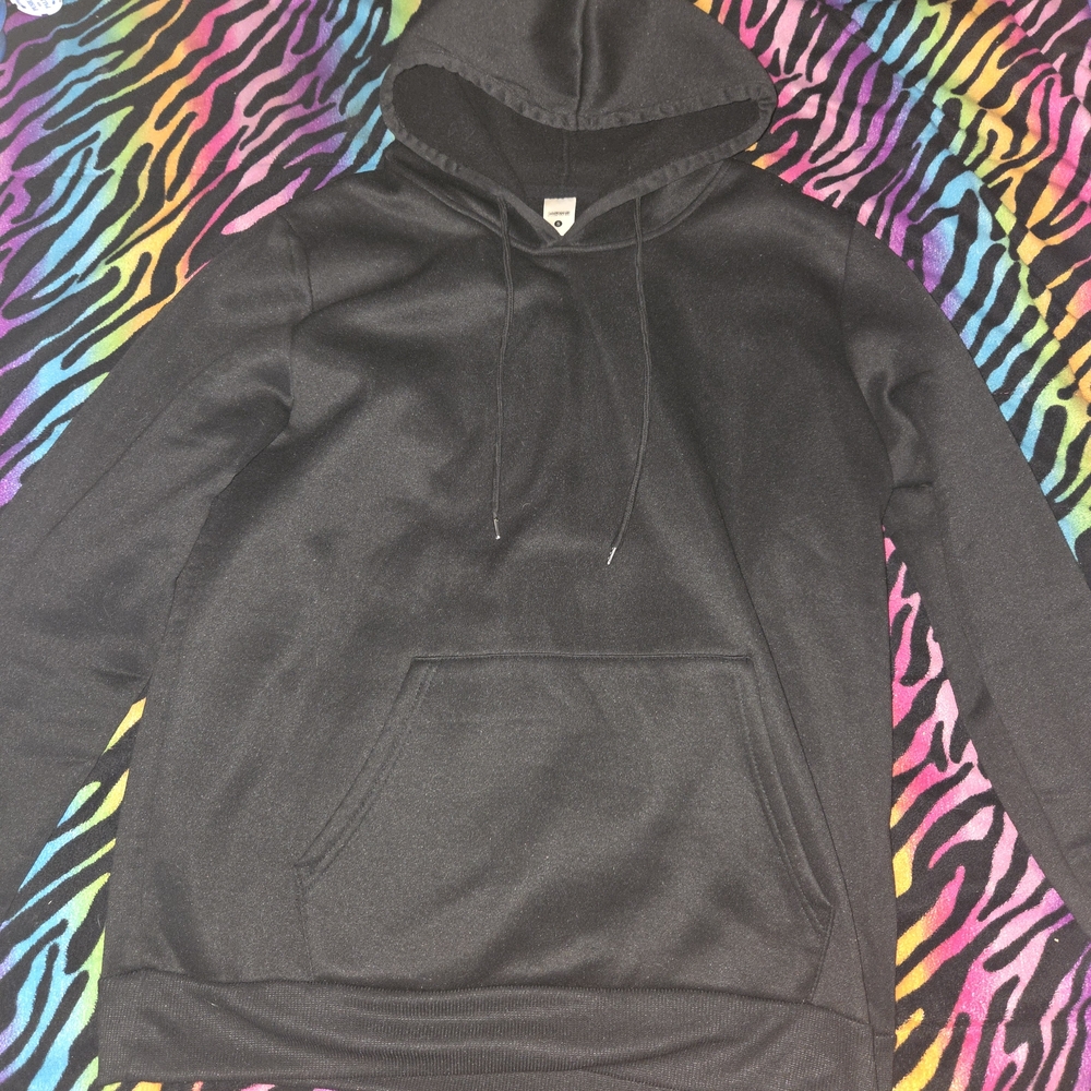 Women's Black Hoodie Sweater
